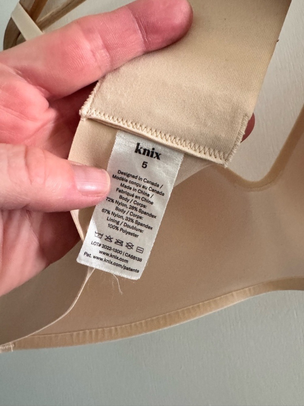 Knix WingWoman Contour Wireless T-Shirt Bra Beige Size 5 - Picture 4 of 6